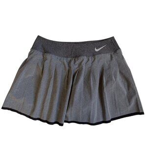 Nike Dri-Fit Premier Victory Tennis Skirt (Grey with Black Trim) - Size Small